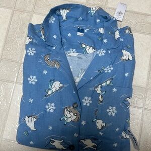 Old Navy Blue polar bear Pajamas
